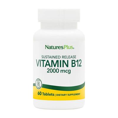 Sustained Release Vitamin B12 2000 Mcg, 60 Tablets