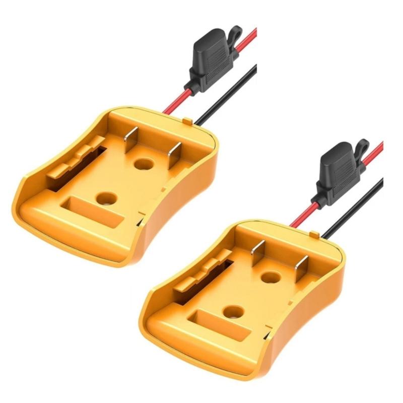 Quick Connecting 18V Power Converters ABS Resins Battery Adaptors Cable For Outdoor Tool And Emergency Equipment