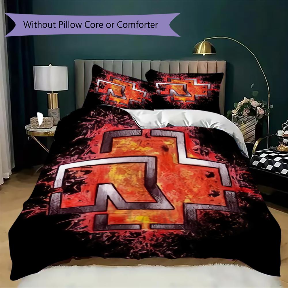 Molten Metal Power Symbol Threepiece Set 1 Duvet Cover 2 Pillowcase Without Core Without Core Christmas Birthday Gift