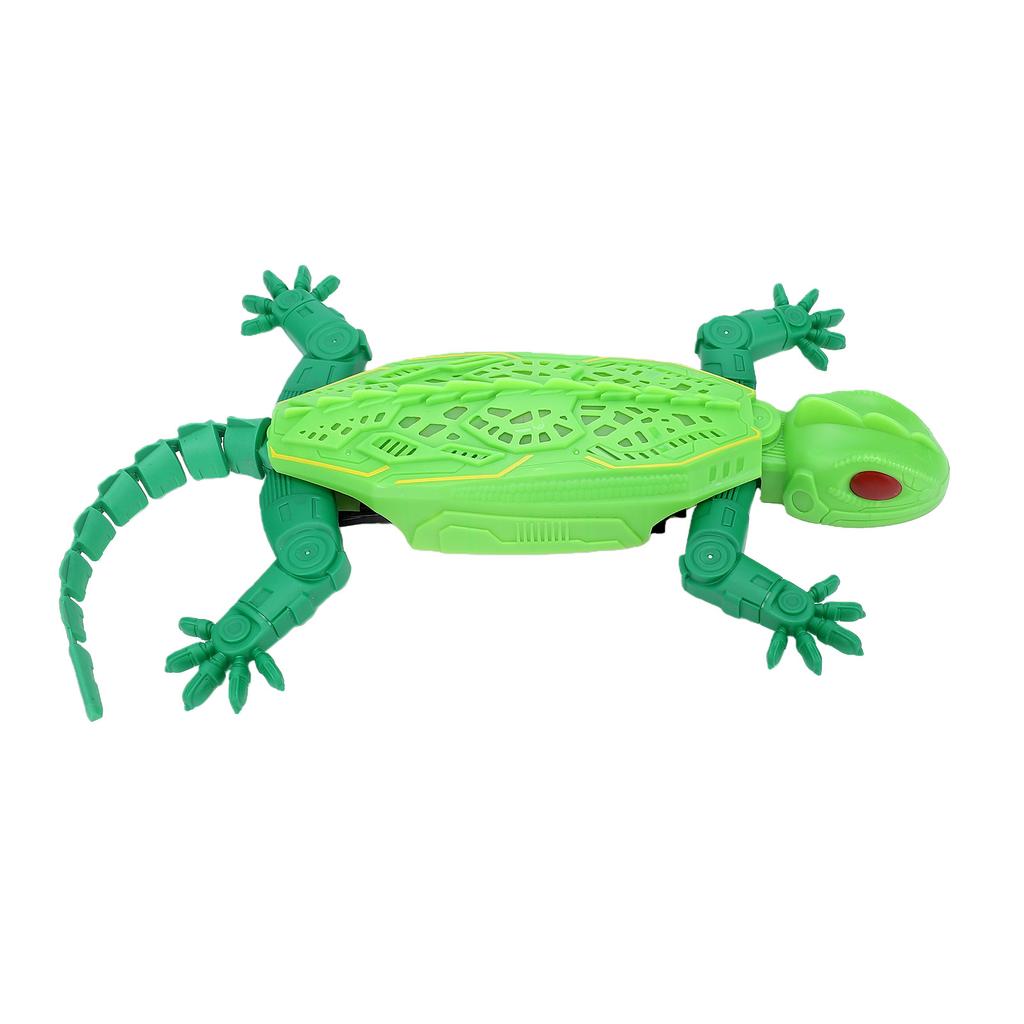 Remote Control Gecko, 2.4GHz RC Wall Crawler with LED Lights, Rechargeable Multi Mode Climbing Animal Green