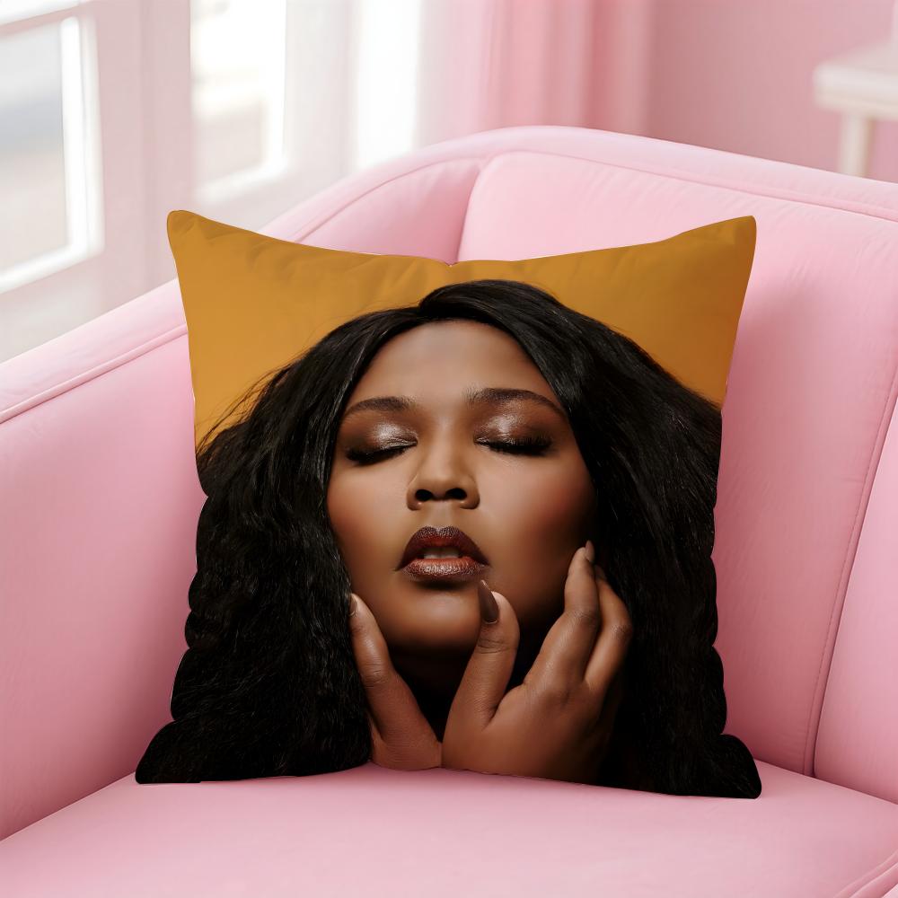 L-Lizzos Singer Hot Cushion Cover Comfortable Reversible Pillow Cover Ideal For Car Sofa Bedroom & Beyond