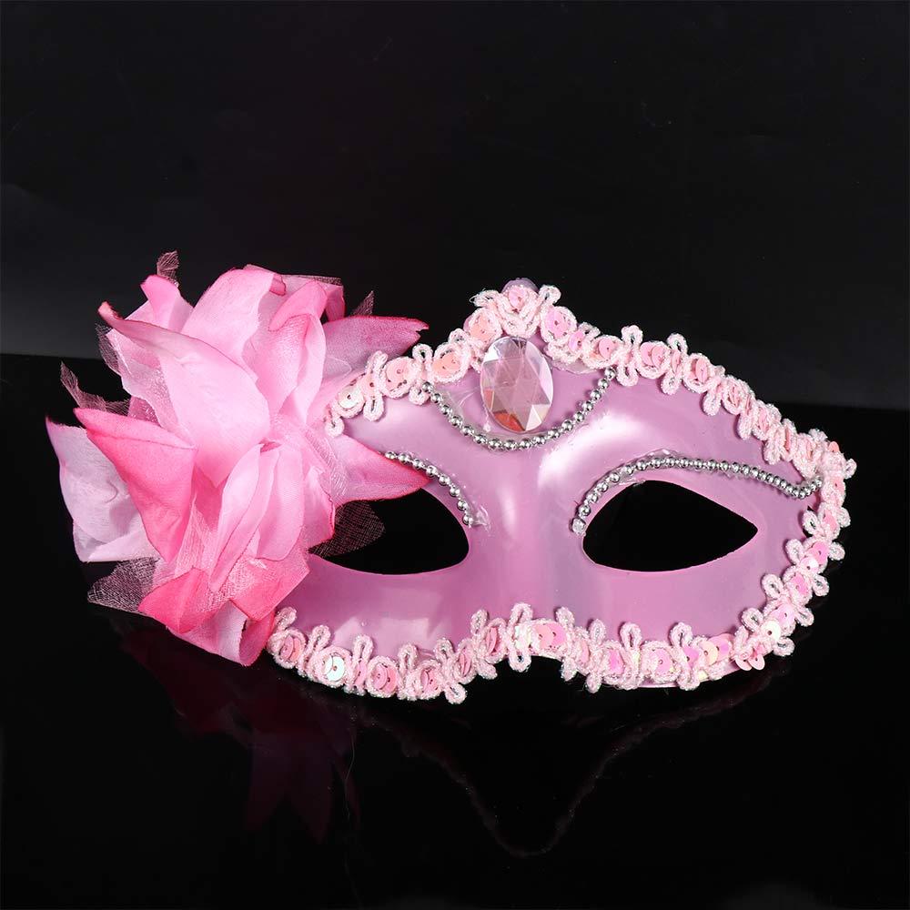 Cosplay Props Halloween Decoration Half Faced Mask Halloween Mask Luminous Mask Masquerade Mask