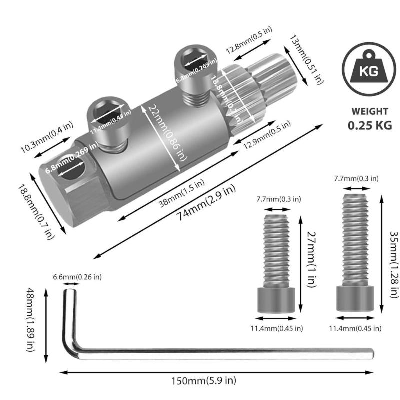 Pipe Thread Cutting Tool,Pipe Threading Tool for Internal & External PVC Plastic Pipe 1/2" 3/4" Pipe Threader