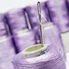 Aqua Blue Spool Overlocking Hand Machine Polyester Cones Serger 400 Mtr