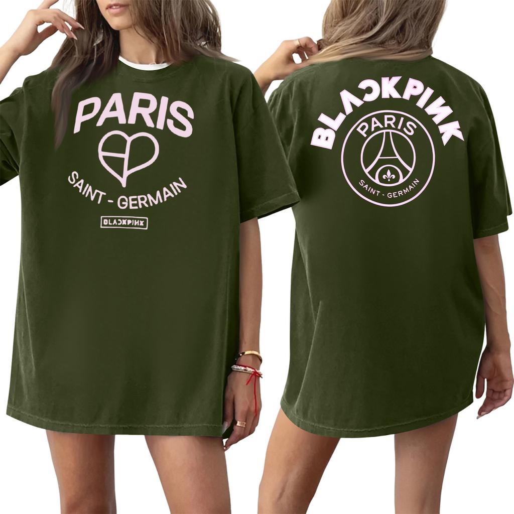 Women's Round Neck Printed Short-sleeved T-shirt Top