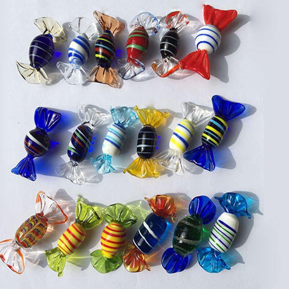 Hochzeitsfeier Festival Dekorationen Kindergeschenke Vintage Murano Stil Glas Süßigkeiten Dekoration Süßigkeiten