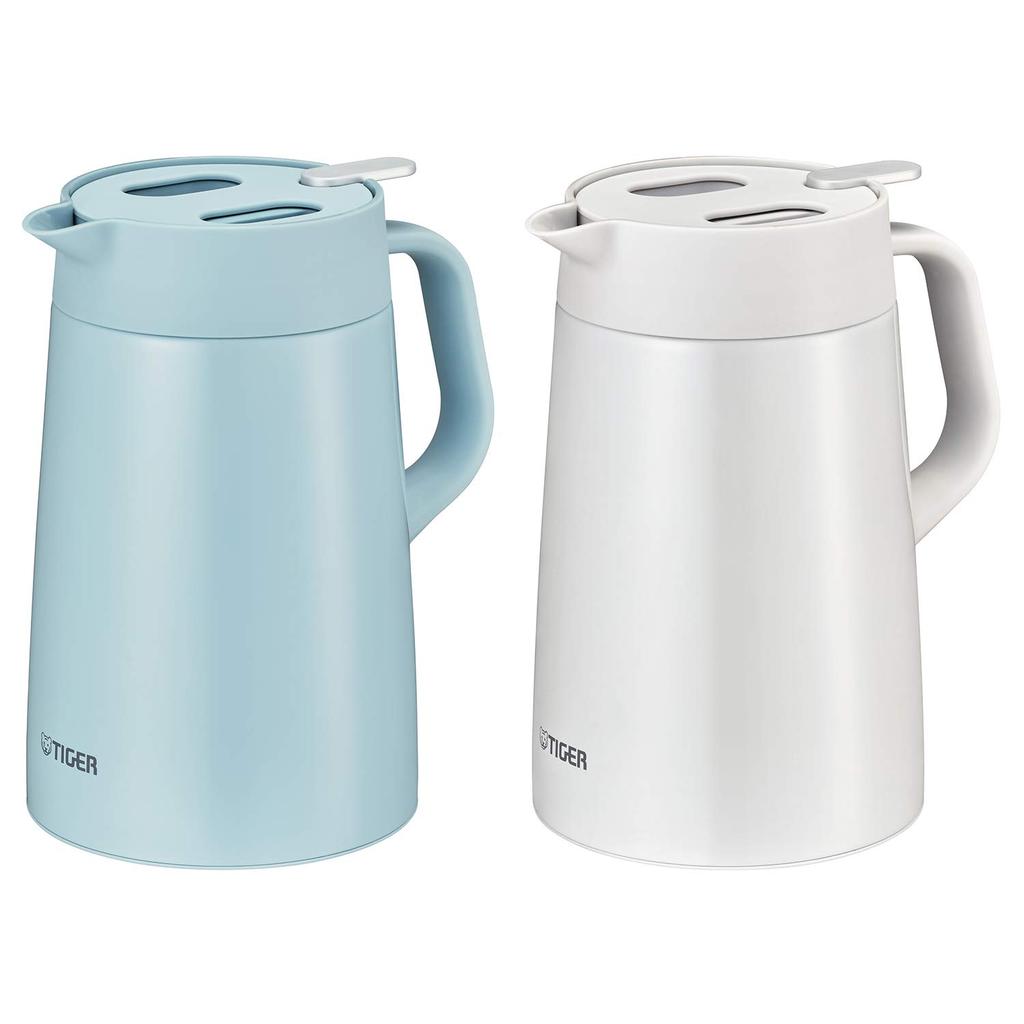 Tiger Insulated Tabletop Pot, Large Capacity 1.2L, Aqua Blue PWO-A120AC