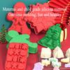 Christmas Tree Silicone Cake Mold DIY Snowman Gingerbread Man Santa Claus Chocolate Jelly Pudding Mold Cake Accessories