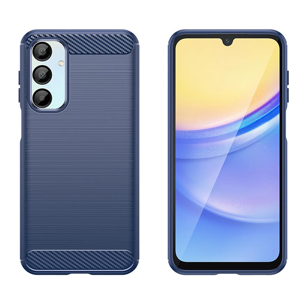 Etui Silikonowe Carbon Case Do Samsung Galaxy A16 / A16 5G - Czarne