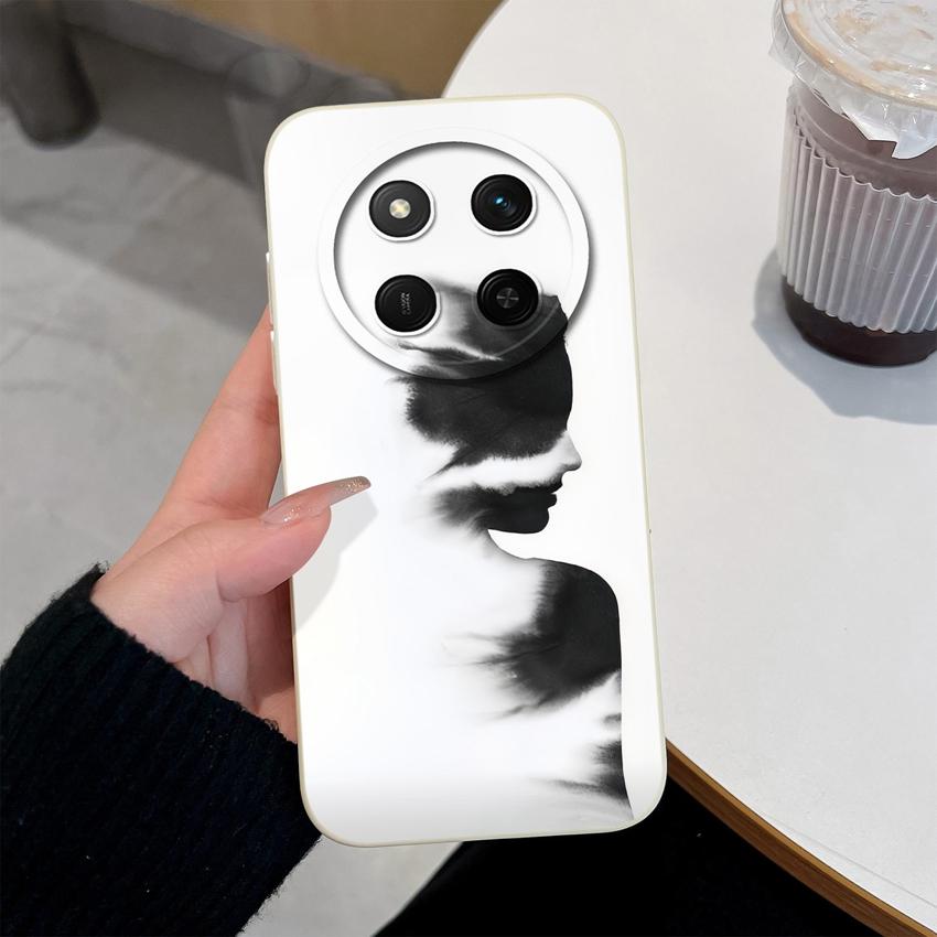 For Honor X9c Smart 5G Phone Cases Cute Cartoon Animal Patterns Soft Smooth Liquid Silicone Advanced Shockproof Protective Shell Honor X9c 5G