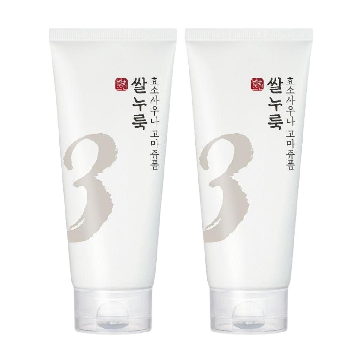 

Numbuzin No. 3 Rice Ferment Enzyme Sauna Gommage Peeling Cleansing Foam 170ml x 2 Double Set