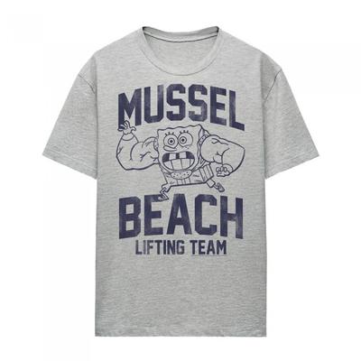 SpongeBob SquarePants Womens/Ladies Mussel Beach Heather T-Shirt