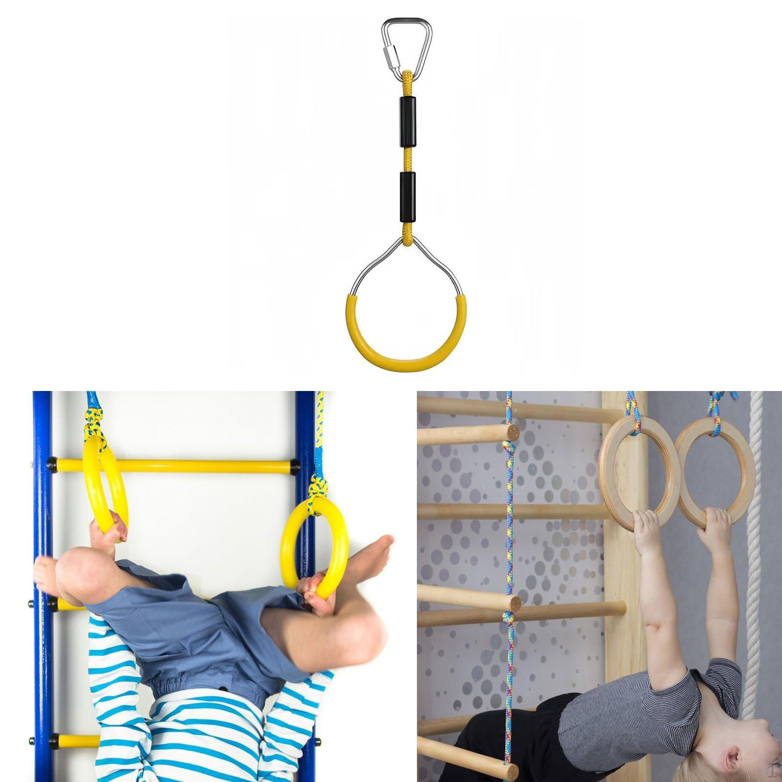 

Детское оборудование для домашнего спортзала Гимнастика для мальчиков и девочек Портативные подтягивания Упражнения Каллистеника жёлтый