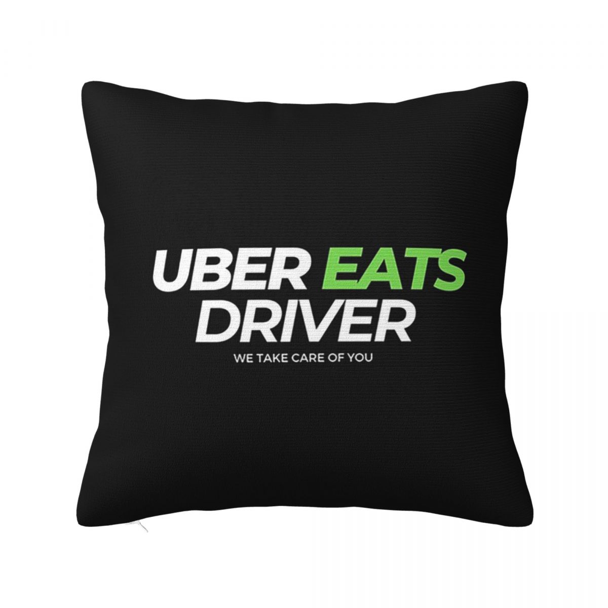 Uber Eats Driver Logo Food Delivery Driver Square Pillowcase Cushion Cover Pillow Case Throw Pillow Cover for Home Bedroom Car 12x12Inch
