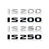 1Pcs Chrome Metal Black Silver IS200 IS300 IS250 IS350 ALTEZZA Logo Auto Body Rear Trunk Emblem Badge Sticker For Lexus