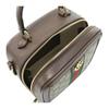 Gucci Ophidia GG Mini Top Handle Vanity Case Beige Canvas Brown Leather Red Green Web Gold Hardware 772157-96IWG-8745
