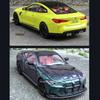 Big 1/24 BMW M4 Model Metal Diecast Toy Cars Light Sound Alloy Toys Vehicles Wheel Pull Back Miniature Car Children's Day Gifts