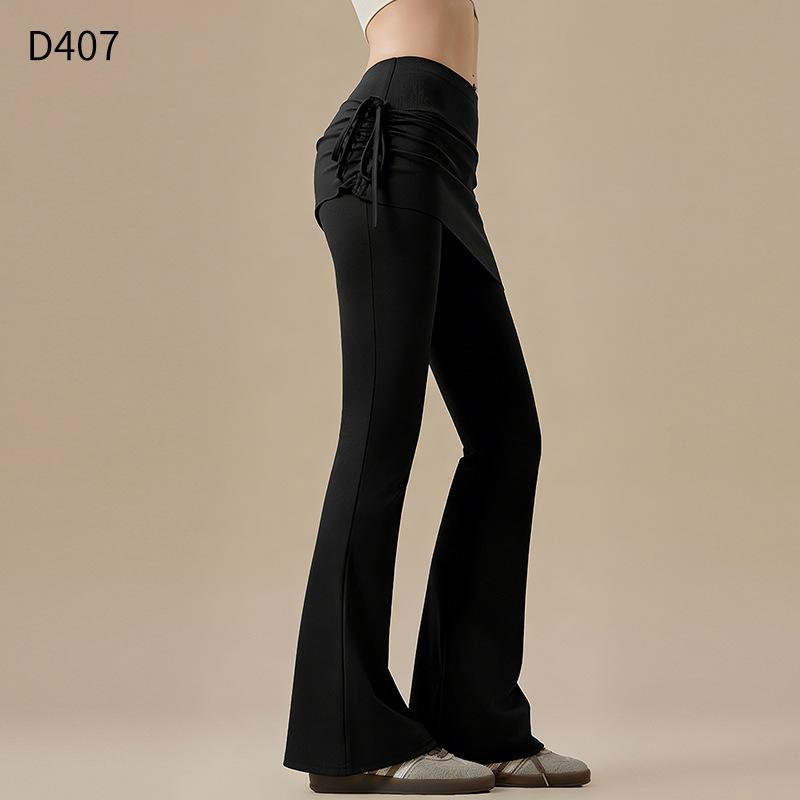 

Micro-Flared Shark Pattern Leggings with Skirt for Women - Spring/Summer Fitness Pants M (suitable for 90-100 jin)