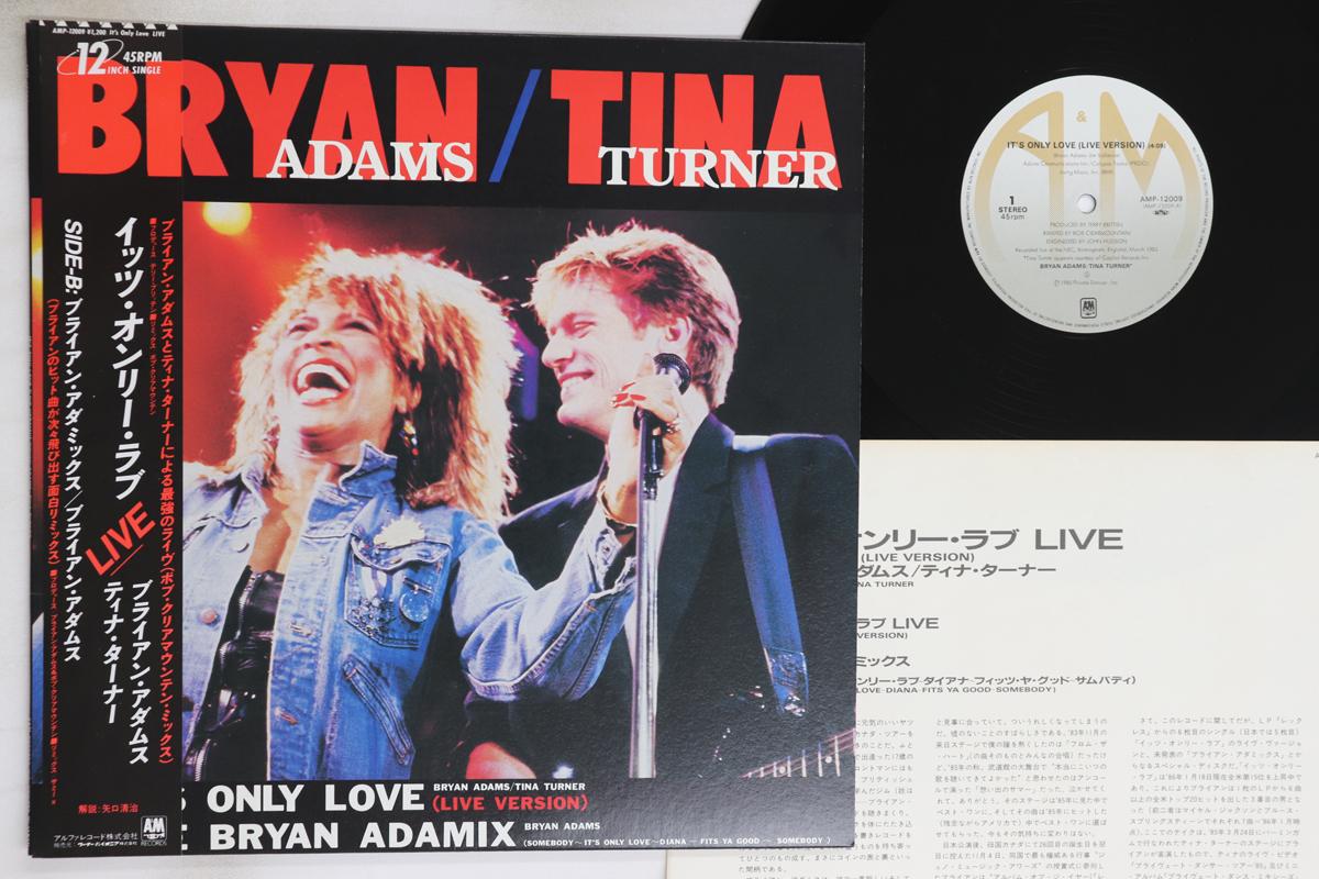 

12-дюймовая пластинка БРАЙАН АДАМС - Это только любовь (Прямой эфир) AMP12009 A&M 1985 Япония Оби Рок Б/У