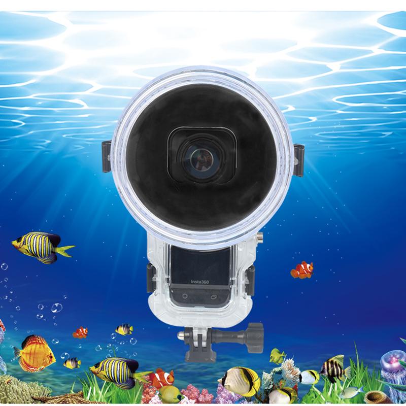 Invisible Dive Case Pro For Insta360 X5, 50M Completely Invisible Design Allows For Seamless 360 Underwater Shots Accessories