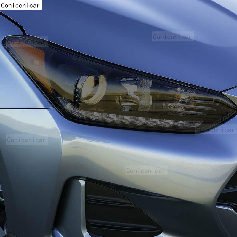 For HYUNDAI VELOSTER 2020-2022 Car Headlight Smoked Black TPU Protective Film Front Light Tint Change Color Cover Sticker