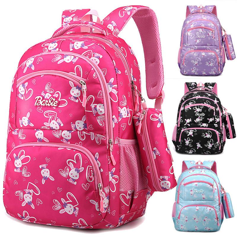 Children Rabbit Pattern Backpack Large Capacity Wear Resistant Schoolbag Student