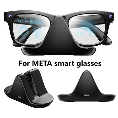 New Potable Travel Charger Station Charging Dock For Meta Smart Glasses Charging Stand Storage Stand USB-C Cable Desktop Charger
