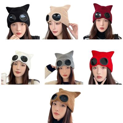 Casual Sailors Hat Trendy Fashion Hat Women's Cats Ears Hat Stylish Lovely Hat for Fashion Enthusiasts