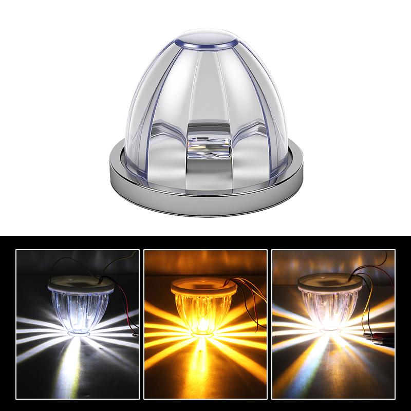 LED Lorry Truck Side Lights Watermelon Lights LED Turn Signal Emergency Lamp Trailer Side Marker Clearance Light 12V 24V for Car