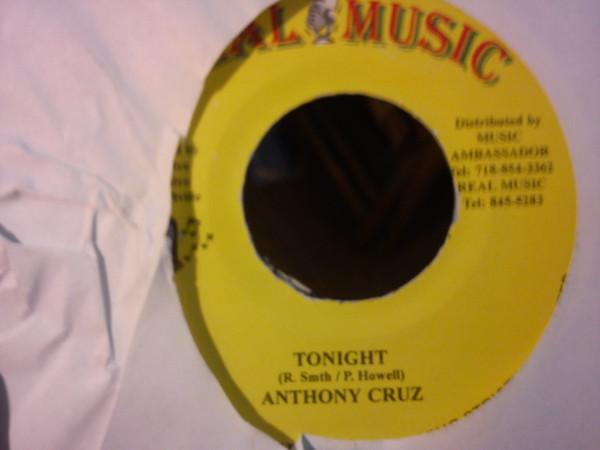 7inch Record ANTHONY CRUZ - Tonight NONE Real Music Jamaica Reggae, Ska & Dub Used