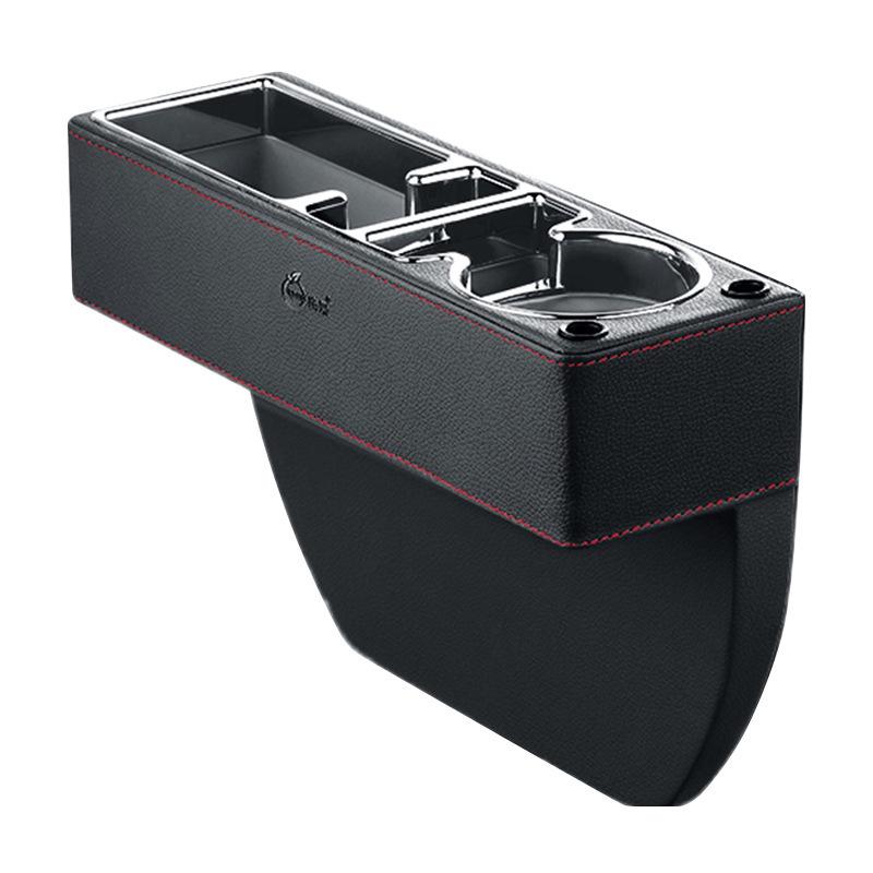 Car Seat Gap Organizer with USB Charger & Cup Holder