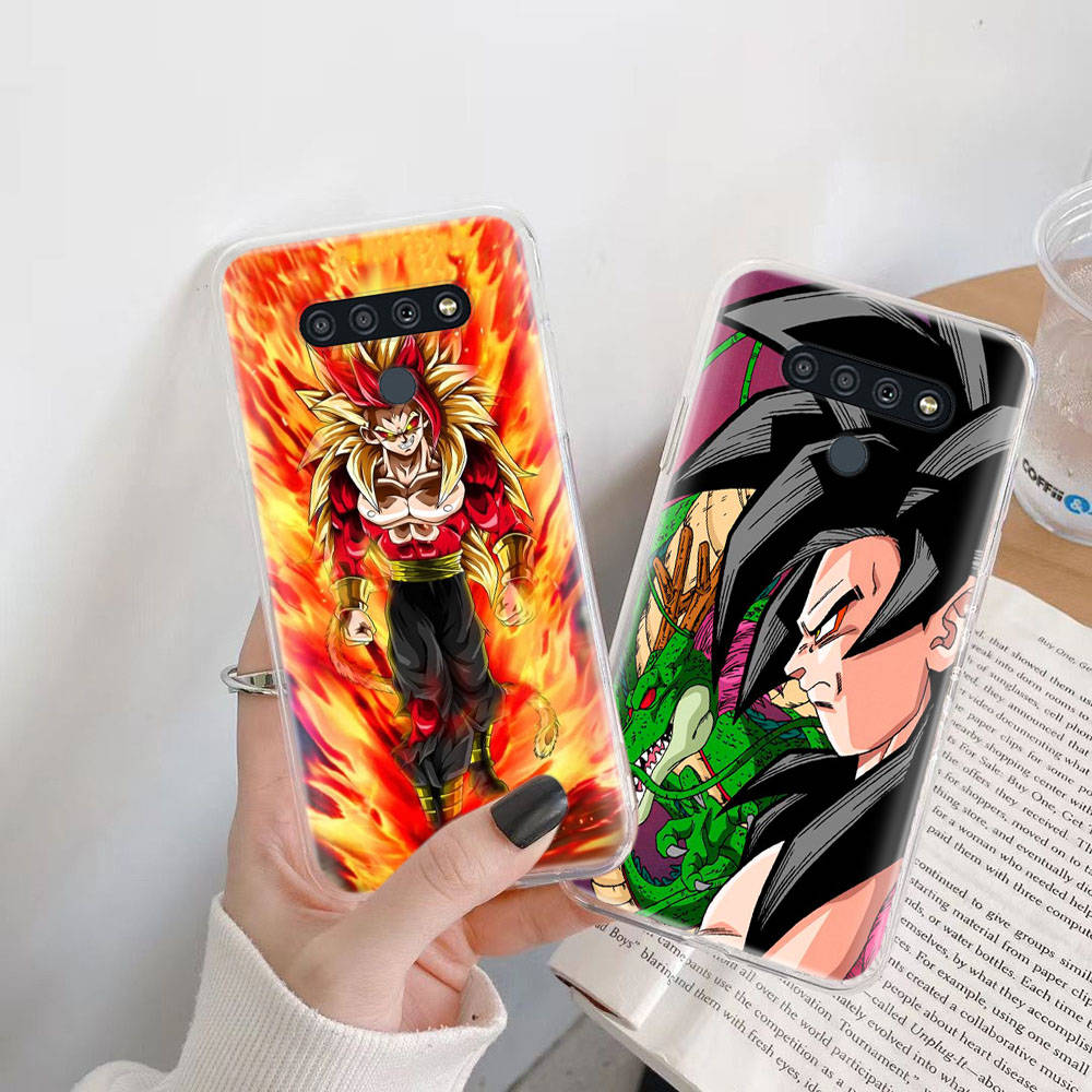 Transparent Case for Samsung A04 A14 A23 M33 M53 Realme 10 9 C35 C55 VIVO X80 Infinix Hot 30 Note 11 Tecno Spark 8P Pro W-86 Dragon Ball Super