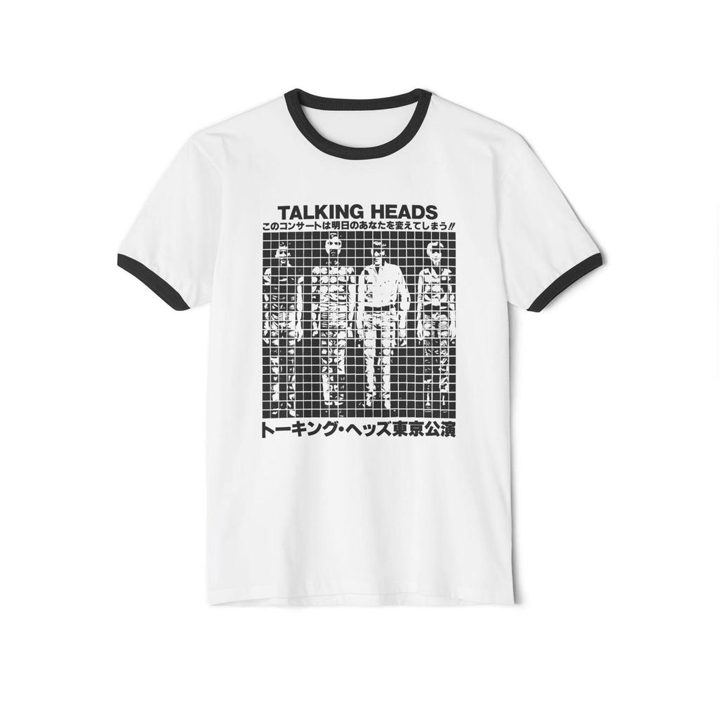 Talking Heads Talkingheads 80s Japan Tour Logo Ringer T-Shirt