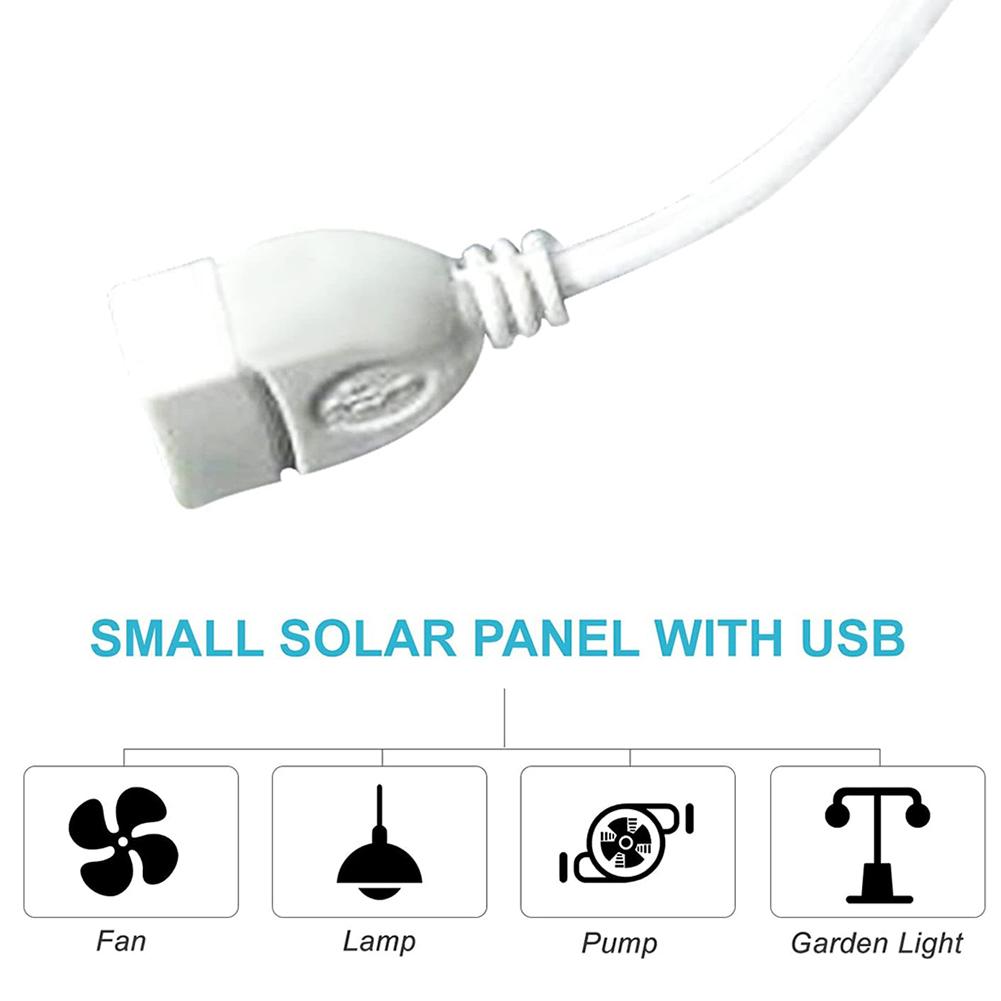 5V Solar Charger Portable Solar Panel USB Charging