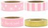 Decorative Tape, Mix (1 Op. / 4 Pcs.)