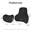 Car Neck Pillow Protects the Back Breathable Memory Foam Lumbar Back Cushion Car Headrest Lumbar Support Multi-Functional Pad