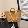 Woven straw bag women's large-capacity new casual shoulder portable tote seaside vacation beach bag