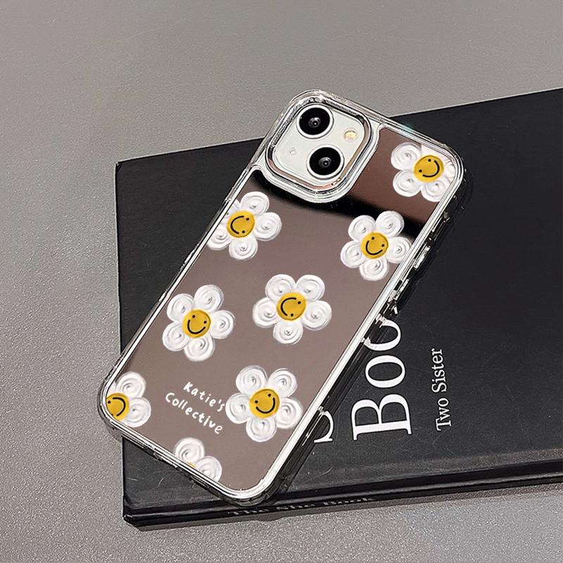 Pouzdra na mobilní telefon pro iPhone 11 13 XR 15 Pro Max 12 14 Pro Max Case iPhone 16 XS Max Mirror Ochranné pouzdro Mirror Exquisite Cartoon Waterproof