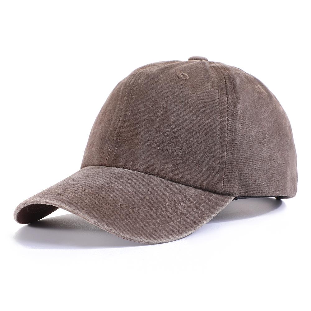 Korean Style Men's and Women's Large Head Baseball Cap for a Slimmer Face - High-End Custom Design
