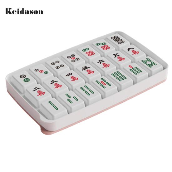 

Интересная Экологичная Форма для Льда, Устойчивая к Низким Температурам, Поднос Маджонг, Принадлежности для Холодильника розовый