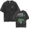 Vintage Washed Feid VS Ferxxo Falxo Tour 2026 Graphic Tshirt Men Women Gothic Fashion High Quality Oversized T Shirt Streetwear