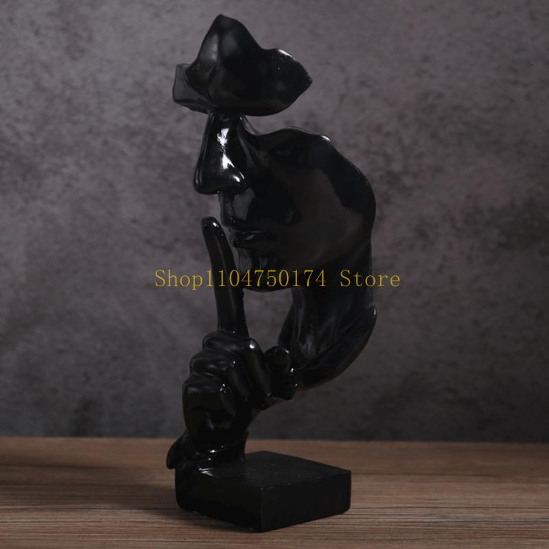 Nordic Abstract Sculpture Figurine Craft Resin Modern Art Statue Room Decoration Top Sale