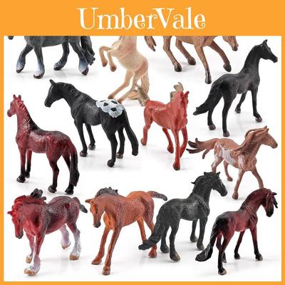 Weltberühmtes Pferdemodell-Set PVC Statische Figuren Sammler Tierdisplay Für Modellbau-Enthusiasten