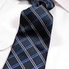 [Michiko London] Made in Japan KOSHINO Check Pattern Silk Necktie - 100% Silk - Perfect for Suits and Jackets - Stylish and Ideal for Men and Women -