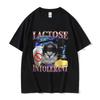 Limited Lactose Intolerant Funny Cat Meme T Shirts Men Vintage High Quality Fashion Tshirt Unisex 100 Cotton Short Sleeve Tees