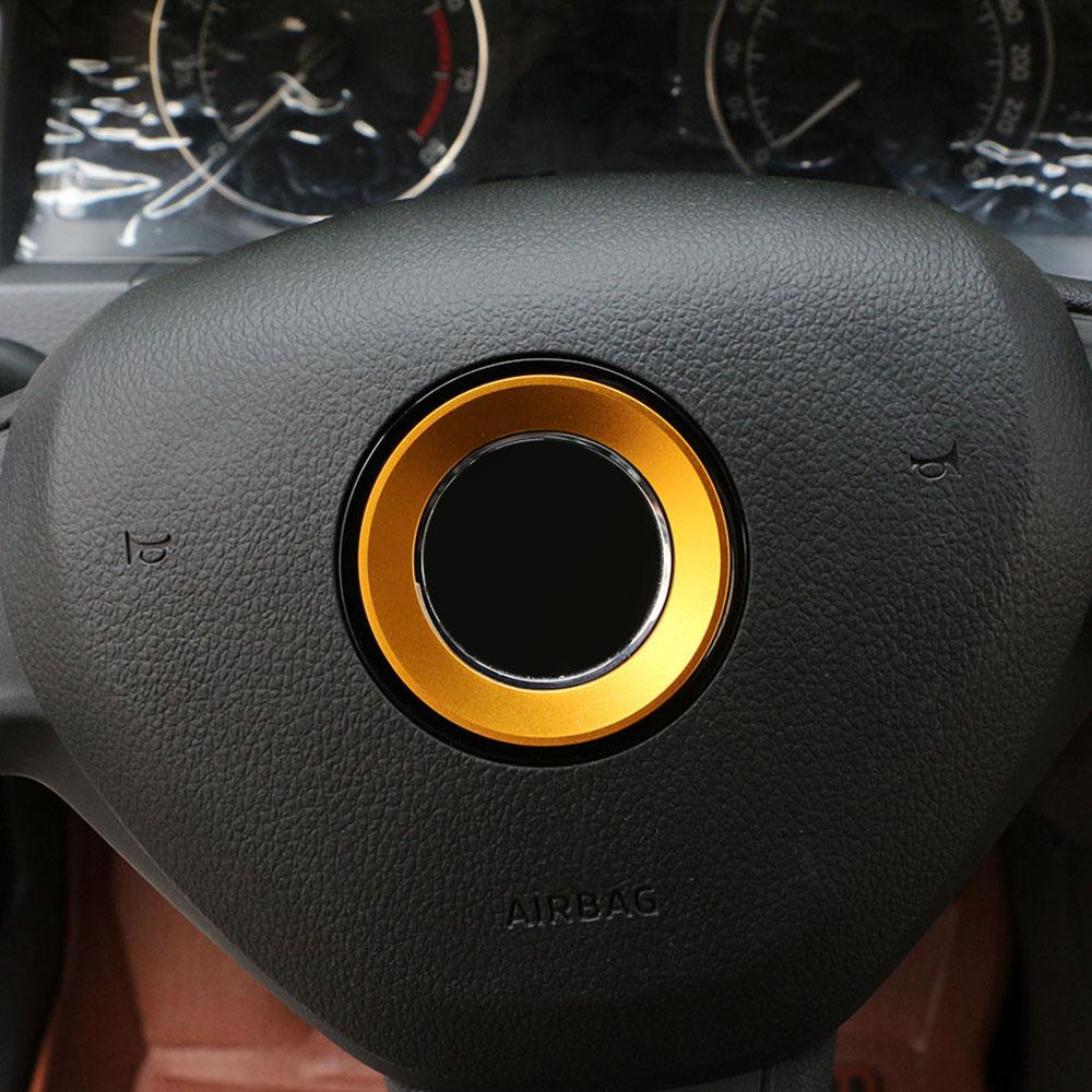For Volkswagen VW Amarok 2018 2019 2020 2025 2025 Steering Wheel Center Logo Ring Sticker Decoration Cover Interior Accessories