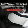 Center Console Side Protector with Rear AC Kick Mat for Tesla Model Y/ 3/YL Juniper Anti Scratch Wearproof Durable Cover