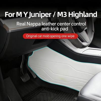 Protector lateral consolă centrală cu covoraș de protecție pentru picioare cu aer condiționat spate pentru Tesla Model Y/ 3/YL Juniper Anti zgârieturi Rezistent la uzură Durabil Capac