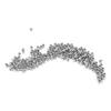 200Pcs Jewelry Beads Simple Material Bracelet Necklace Accessories Partition Beads for DIY JewelrySilver
