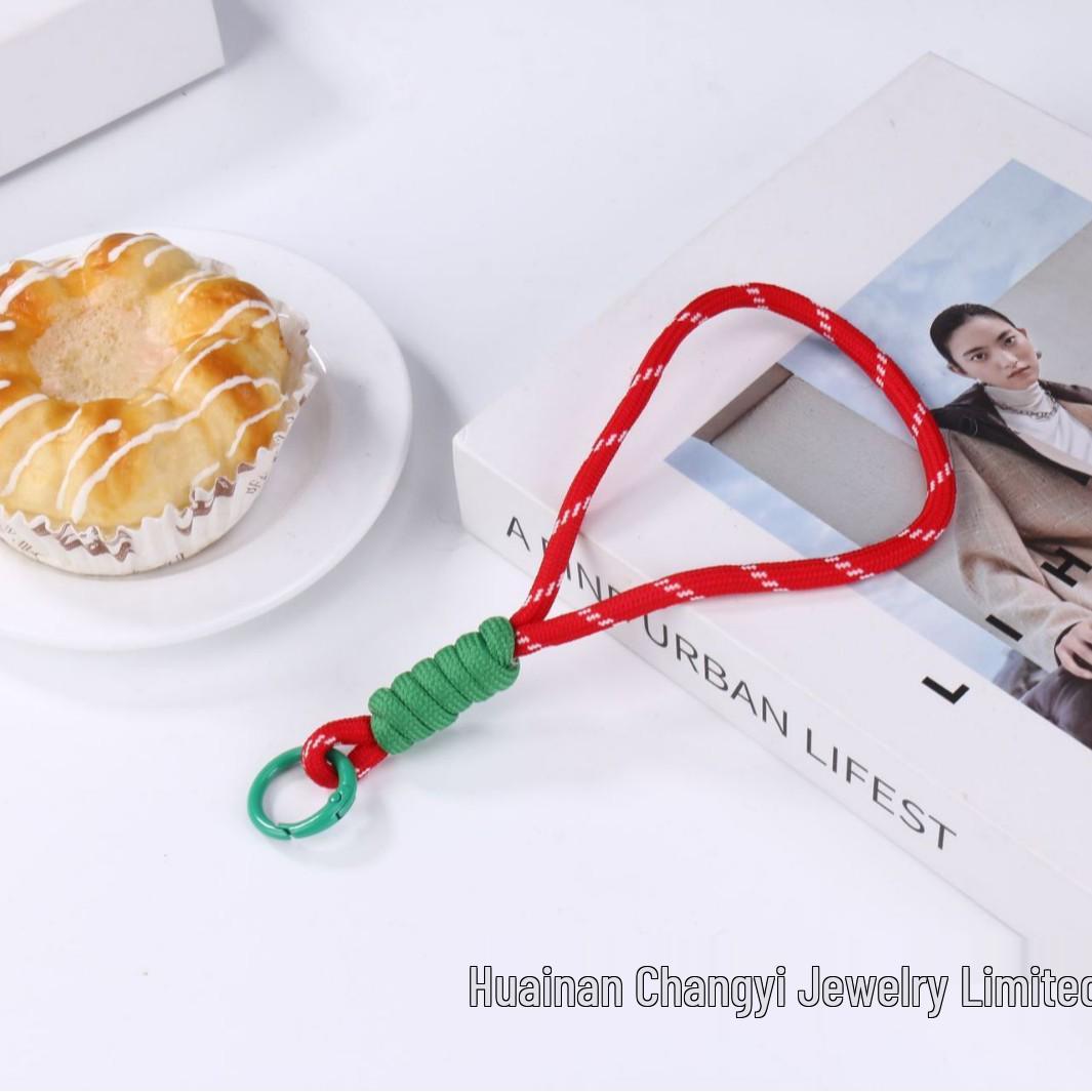 

Креативний різдвяний ремінець для мобільного телефону DIY Набір - Рукодільний ляльковий брелок-підвіска Christmas Element Mobile Phone Lanyard